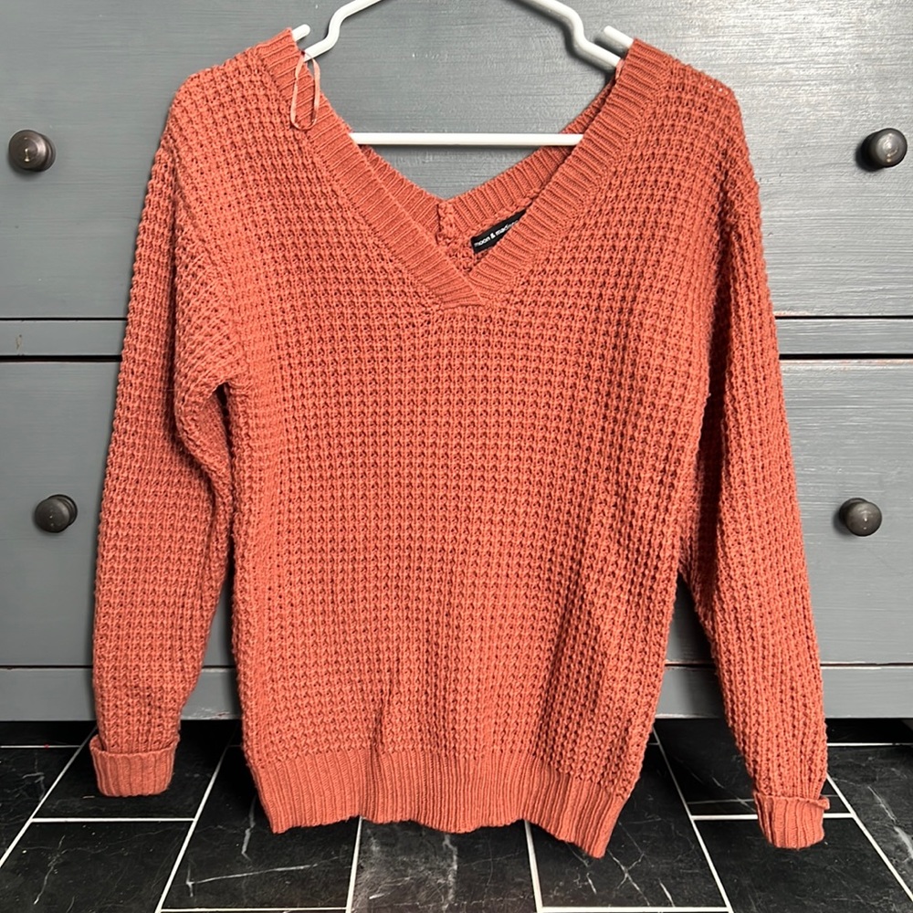 Long sleeve crochet sweater